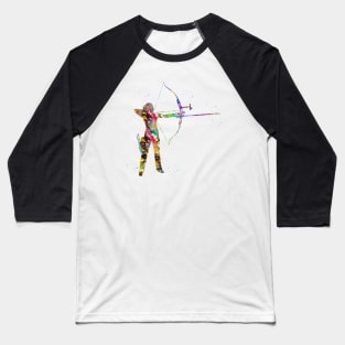 Woman Archer Baseball T-Shirt